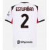 AC Milan Pervis Estupinan #2 Borte Drakt 2025-26 Kortermet